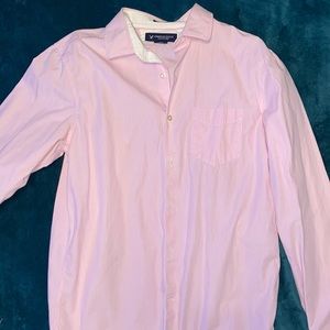 AMERICAN EAGLE SLIM FIT MEN DRESS PINK SHIRT